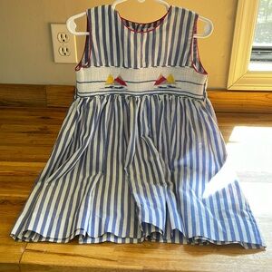 Royal Child 3T girls smock sailboat dress